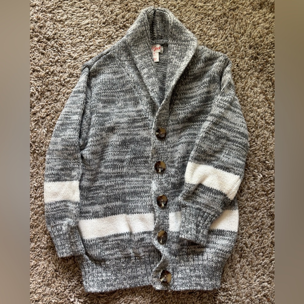 Toddler boy button down sweater
